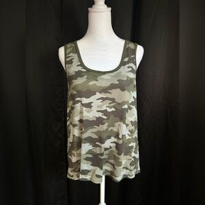 Lucky Brand Camouflage Tank Top